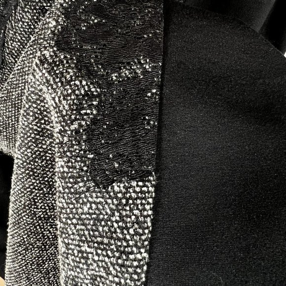 NWT Lane Bryant Ponte Knit Dress Lace Overlay Scoop Neck Size 18 Short Sleeve - Picture 6 of 9